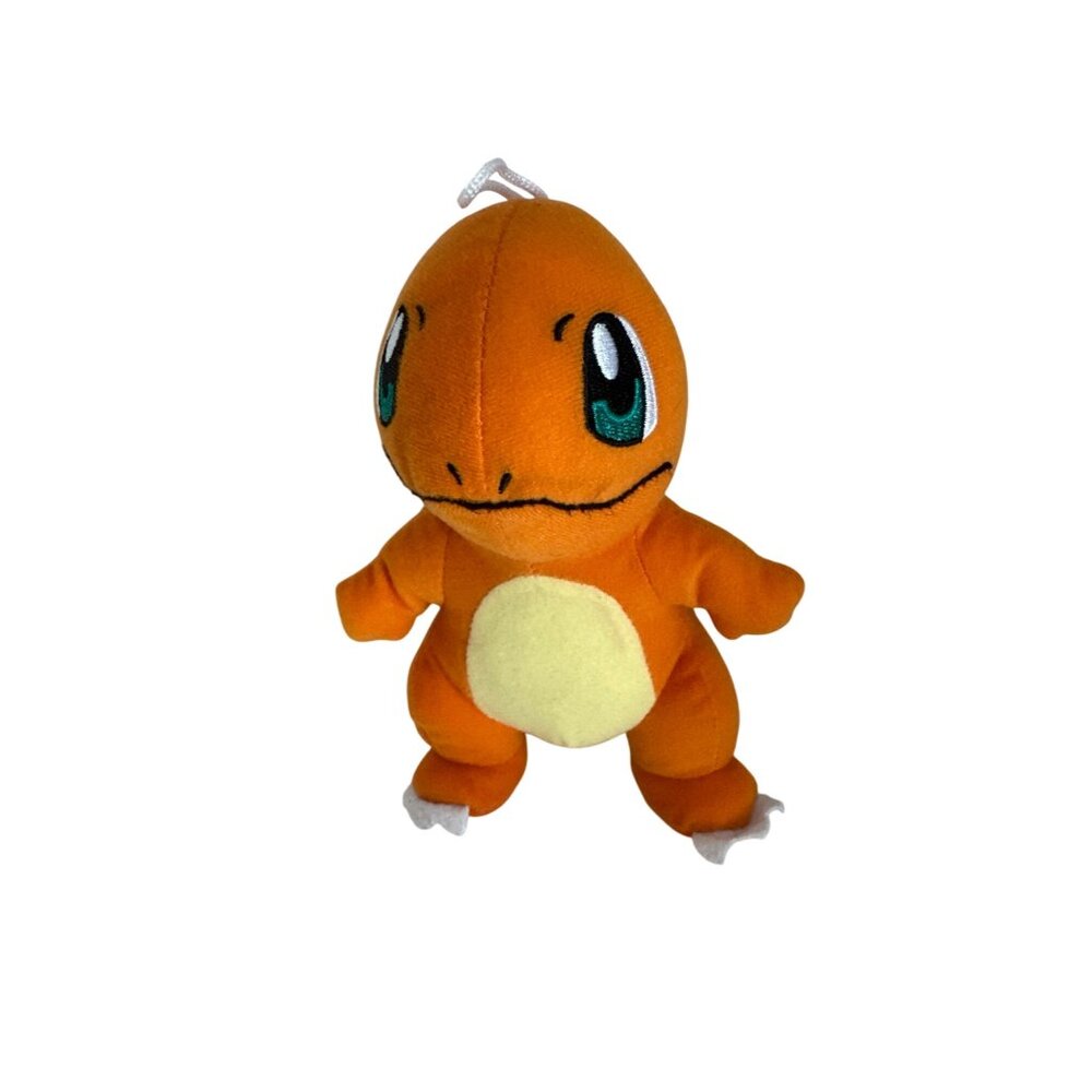 Pokemon Charmander Plush Toy 8" Stuffed Animal Kids Collectible Orange & Yellow